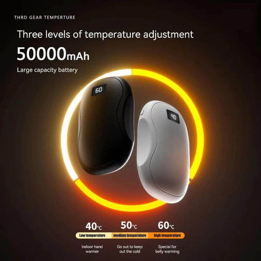 Electric hand warmer & power bank – 50000mAh portable winter heat